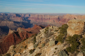 uitzicht over de rotsformaties | Grand Canyon National Park